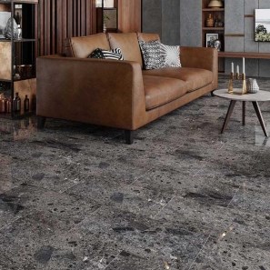 Marbre poli gris Ceppo, 61 x 30.5 x 1.2 cm