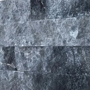 Marbre gris à face éclatée Ceppo, 10 cm x FL x 2 cm