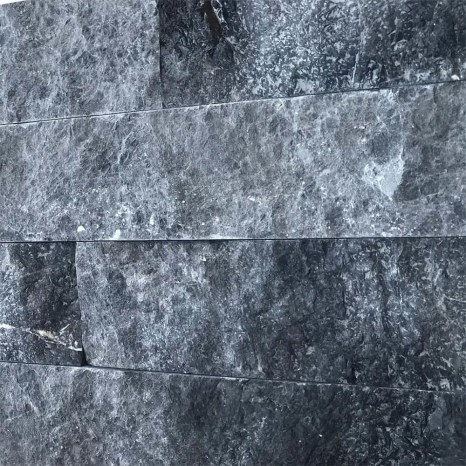 Marbre gris à face éclatée Ceppo, 10 cm x FL x 2 cm