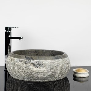 Lavabo de salle de bains, Ceppo Grey Marble RS-24