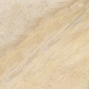 Pierre frittée L'ALTRA PIETRA Colosseo Quarzite Gialla, 60 X 60 X 2 cm, R11 - Antidérapant pour usage extérieur