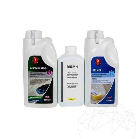 Kit universel LTP pour l'élimination des taches organiques : Nettoyage, scellement et entretien