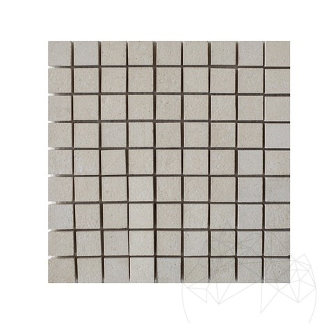 Mosaïque de calcaire brossé Limra, 2.3 x 2.3 cm
