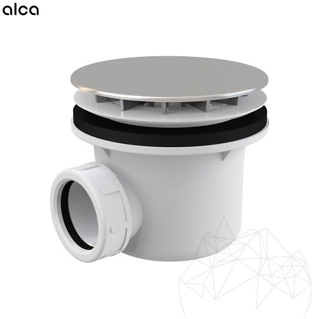 Siphon de receveur de douche Alca Plast, chromé