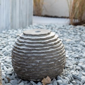 Sphère décorative anthracite gris, 30 cm