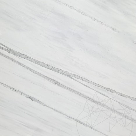 Blanc Cascata, plaque de marbre poli, 2 cm