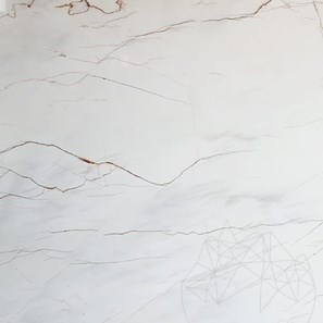 Rosso Venato Plaque de Marbre Polie, 2 cm