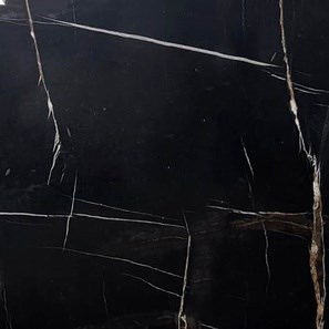 Sahara Noir Polished Marble Slab, 2 cm coupé à dimension, comptoir