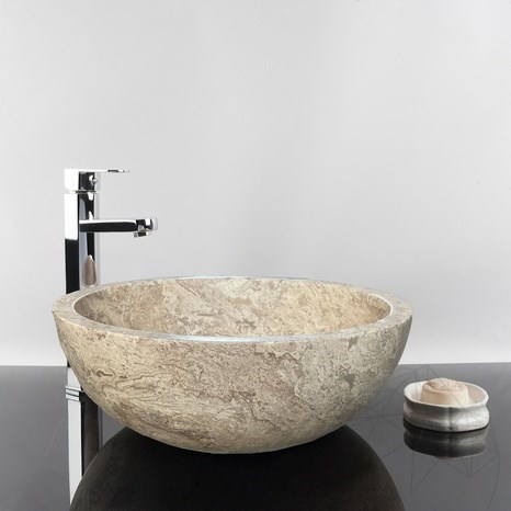 Lavabo Matia Latte Travertine RS-5 42 x 15 cm