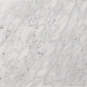 Dalle Carrara White Zigzag Design 2CM
