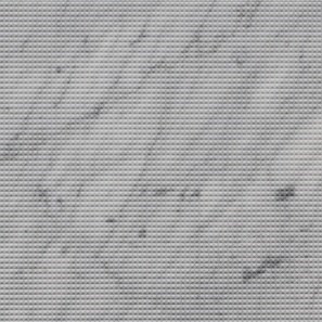 Dalle Carrara White Pyramid Design 2CM