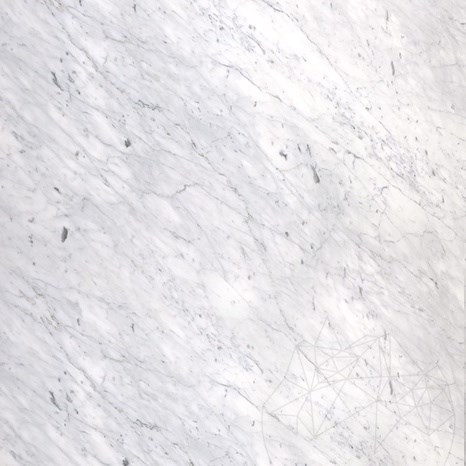 Dalle Carrara White Stud P Design 2CM
