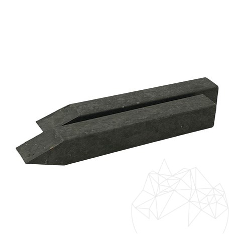 Piquet d'ancrage pour bordure de jardin, gris, 30 cm, pack de 10 pièces