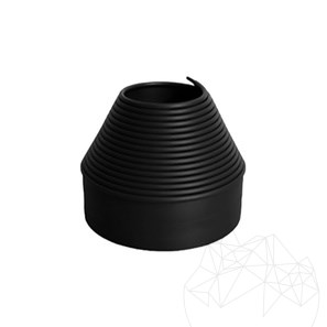 Bordure pour jardin, noir, (H -10 cm, 6 lm/rouleau)