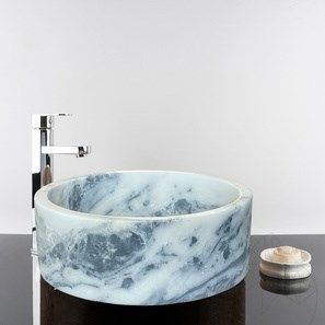 Lavabo Matia Marbre bleu océan RS-22
