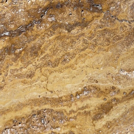 Travertin jaune brossé 61 x 30,5 x 1,2 cm