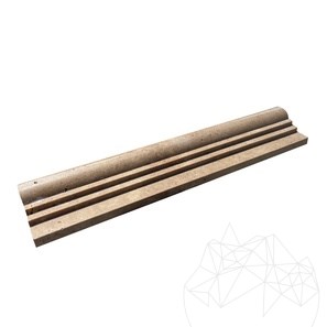 Moulure Noce Travertin M7 2.5 x 6 x 30.5 cm