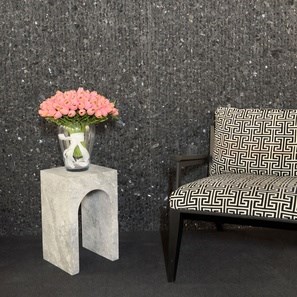 Table d'appoint Archy en marbre gris Tundra