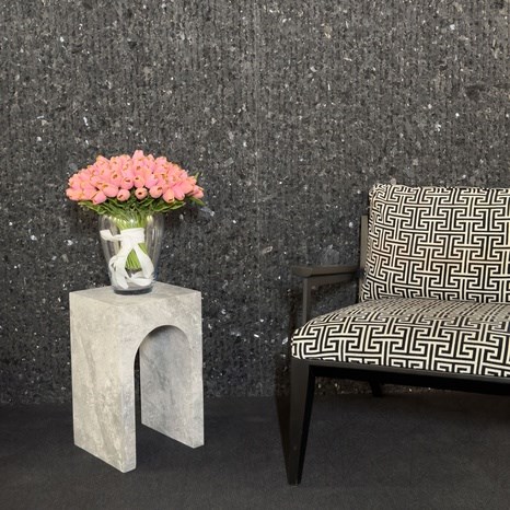 Table d'appoint Archy en marbre gris Tundra
