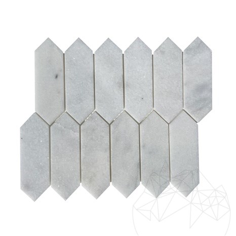 Mosaïque de pilier en marbre poli de New York 30.5 x 28 cm