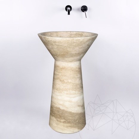 Lavabo - Tao Antros Classic Travertine 50 x 85 cm