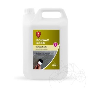 LTP Profesional Ironwax Gloss, cire de protection pour pierres naturelles et terre cuite, 5 L