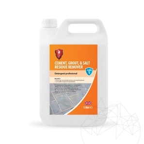 LTP Profesional Cement, Grout & Salt Residue Remover - Élimine les résidus de ciment, les taches de coulis et les sels, 5 L