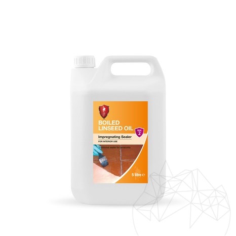 LTP Profesional Huile de lin bouillie, traitement protecteur, pour la terre cuite, 5 L