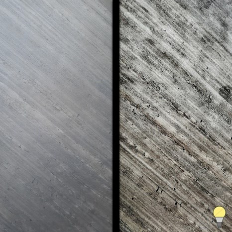 Ardoise flexible translucide SKIN 2mm - Ligne noire, 185 x 61 cm | Éclairage d'ambiance, intérieur et extérieur