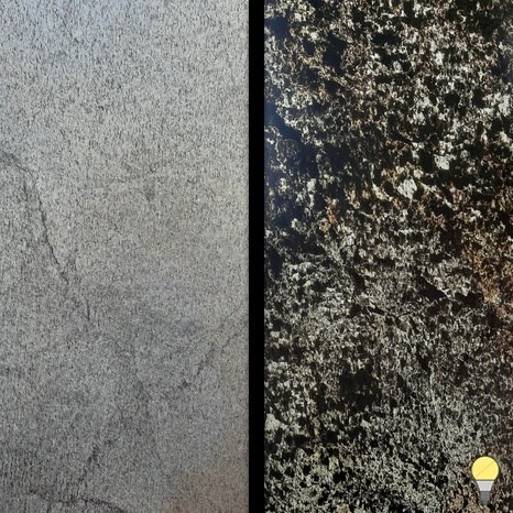 Ardoise translucide flexible SKIN 2mm - Silver Shine Gold, 265 x 125 cm | Eclairage d'ambiance, intérieur et extérieur