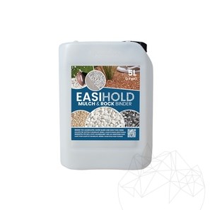 Easihold – résine à base d’eau non toxique pour fixer graviers et paillis, 5 L