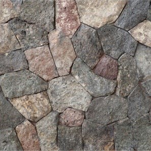 Parement extérieur pierre Travertin Rock Face Brown