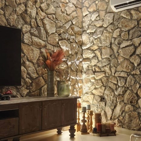 Parement extérieur pierre Travertin  Rock Face Classic