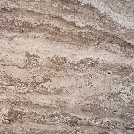Dalle en travertin PREMIUM brossé Latte 3 cm