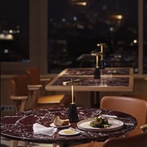 Plateau de Table Rond Ø900mm x 20mm Marbre Cherry Levanto Poli