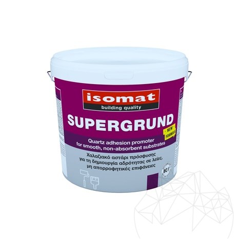ISOMAT Supergrund – Primaire d’adhérence quartzé pour surfaces lisses, marbre et pierre naturelle, 1 kg