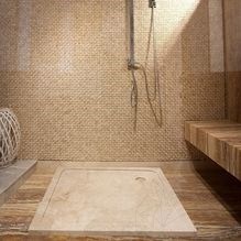 Receveur de douche, Marbre Cappuccino ULTRA FLAT, 90 x 90 cm x 3 cm