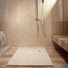 Receveur de douche, Travertin Classic ULTRA FLAT, 90 x 90 cm x 3 cm