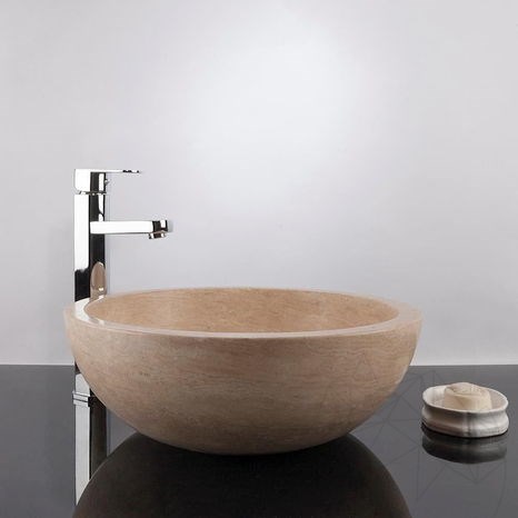 Lavabo, Travertin classique RS-5, 42 x 15 cm