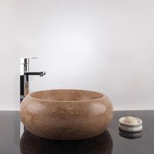 Lavabo, Travertin Latte RS-21, 41 x 34 x 15 cm