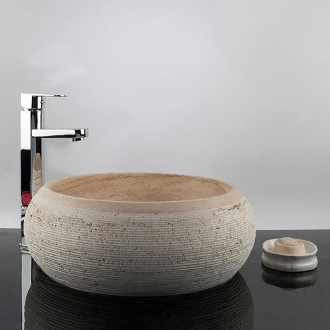 Lavabo, Travertin classique RS-24, 41 x 15 cm