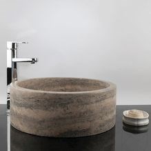 Lavabo, Travertin Argenté RS-22, 42 x 15 cm