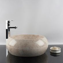 Lavabo, Marbre Cappuccino RS-21, 42 x 15 cm