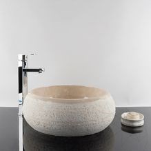 Lavabo de salle de bain, Marbre Bursa Beige RS-24