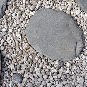 Marchepied de jardin japonais en ardoise Kavala, taille XXL
