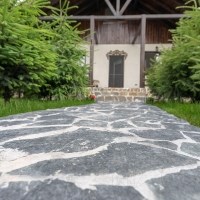 Ardoise polygonale verte Laguna Lespezi - Pierre naturelle pour le pavage, les marches de jardin, les chemins (1 m² = 3-5 pièces)
