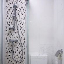 Mosaïque de marbre poli Emperador/Tundra/Mugla Mix, 3.2 x 1.5 cm