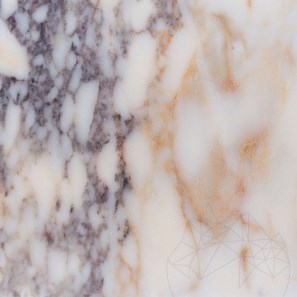 Marbre Poli Violet Arabescato 60 x 30 x 2 cm (Translucide)