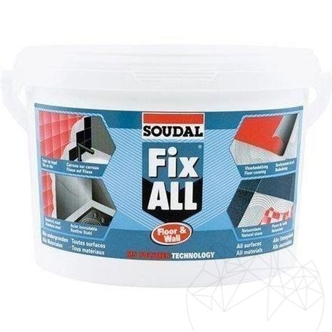 Soudal FIX ALL, SKIN Adhésif flexible pour ardoise, 4 Kg