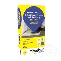 Colle pour carreaux céramiques pour intérieur et extérieur, Weber Set EX25 Max²